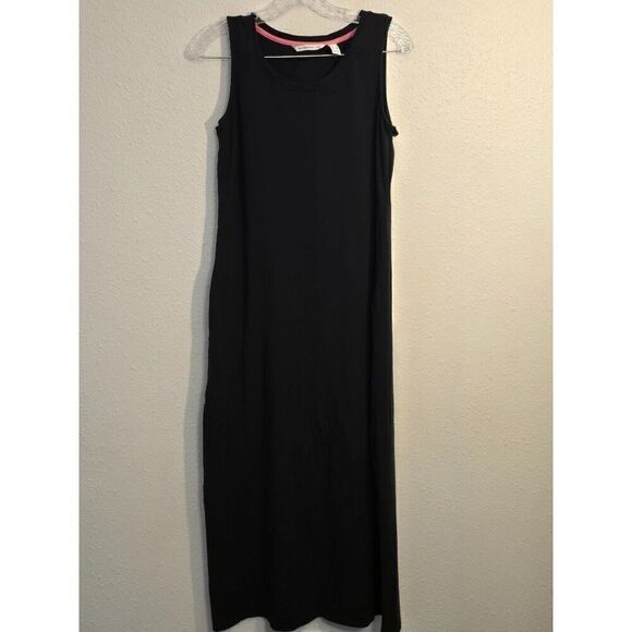 Isaac Mizrahi Live! Maxi Dress Black Size Small Sleeveless - Picture 1 of 7